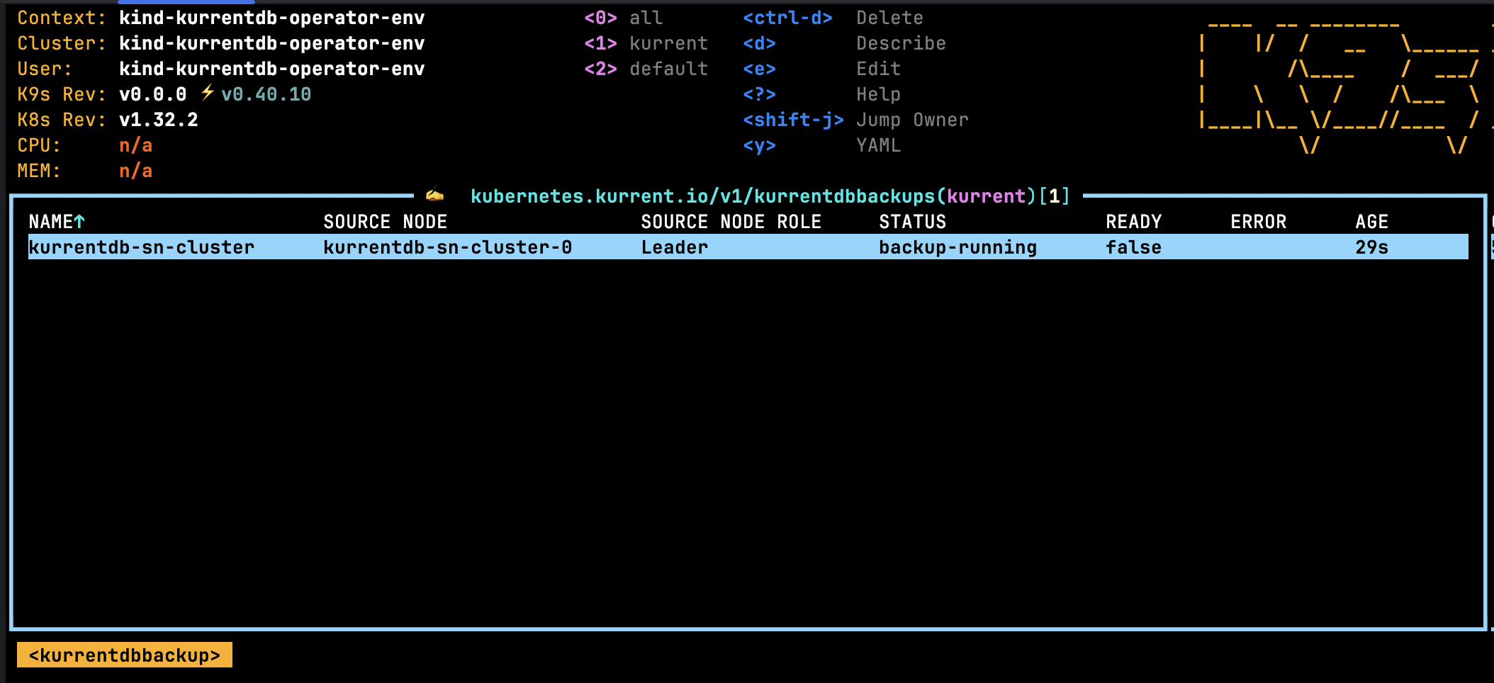 Backup Listing