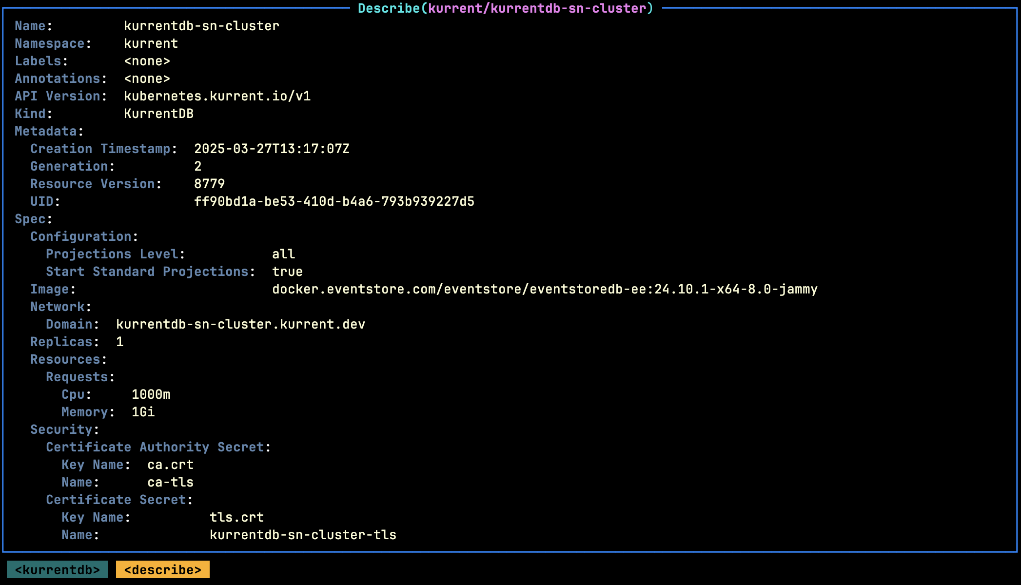 Database Details